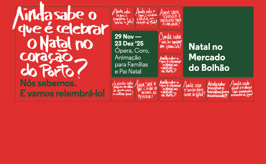 Ópera, luzes, pai natal, oficinas e animações: o Bolhão veste-se à altura para a quadra 