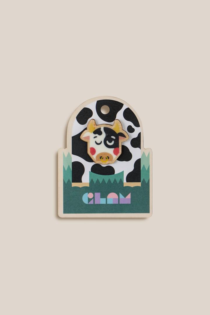 Pin de Madeira - Vaca